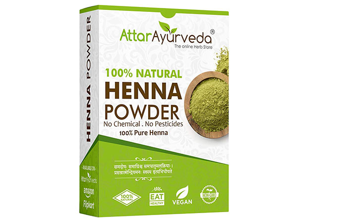 Attar Ayurveda 100% Natural Henna Powder