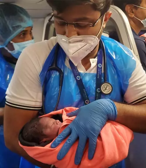 Baby Born On Flight-