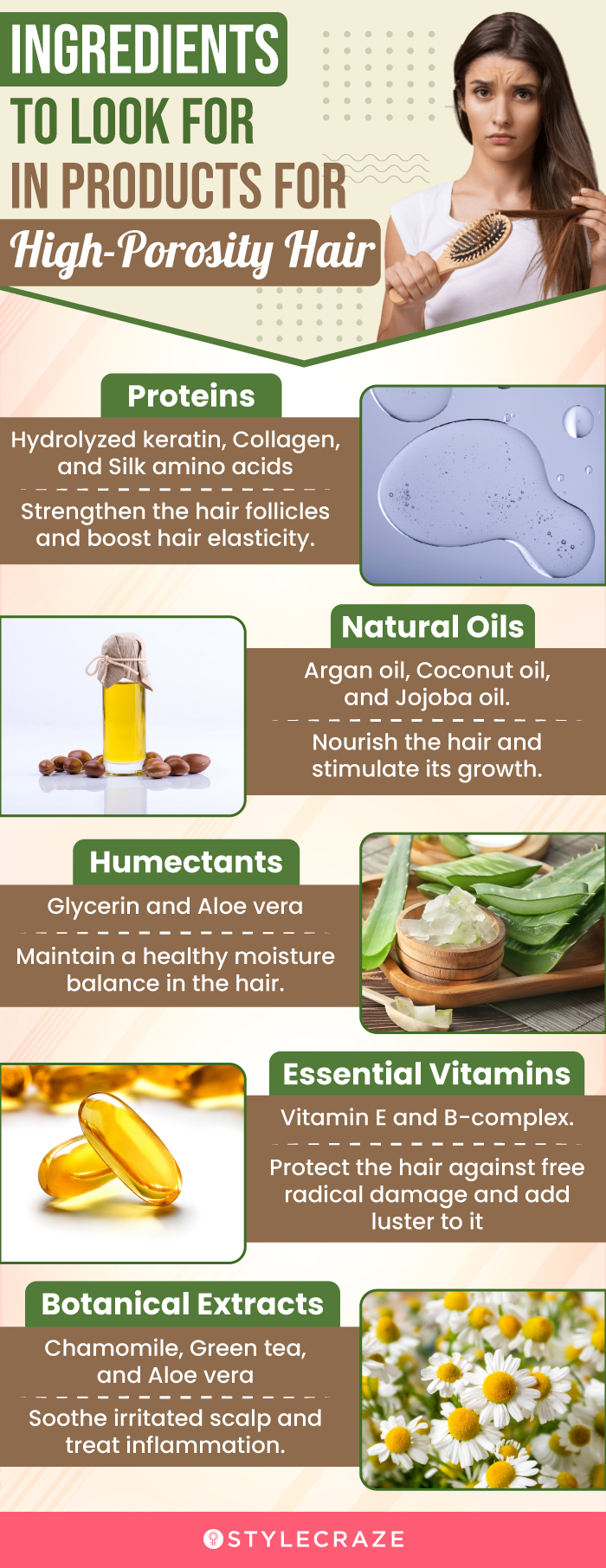  Ingredients To Look For In Products For High-Porosity Hair (infographic)