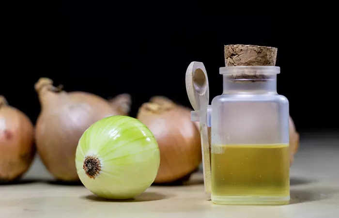 Onion Juice Hair Rinse