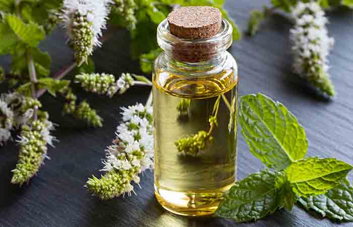 Peppermint oil for scalp problems