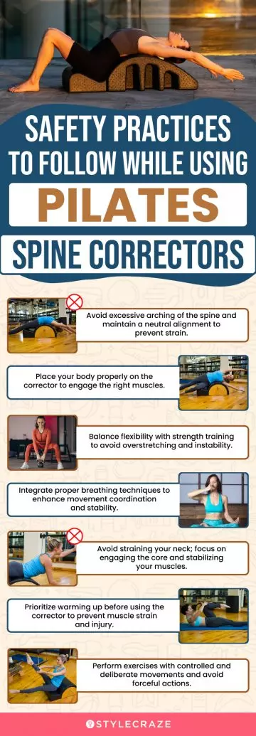 Safety Practices To Follow While Using Pilates Spine Correctors (infographic)