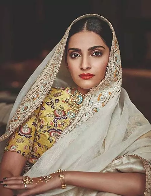 Sonam’s Slicked Bun