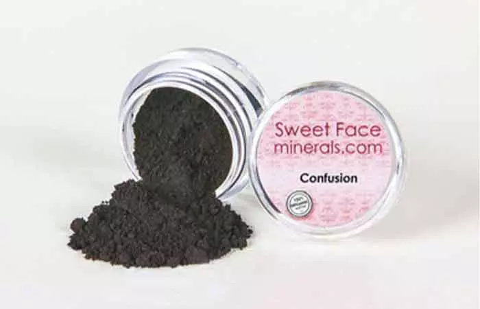 Sweet Face Minerals Black Powder Eyeliner – Confusion