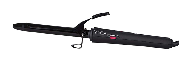 VEGA Smooth Curl Hair Curler - Black