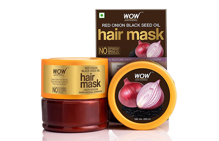 Wow Skin Science Red Onion Black Seed Oil Hair Mask