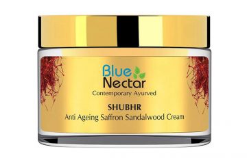 Blue Nectar Shubhr Anti-Aging Saffron & Sandalwood Cream