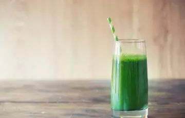Green smoothie for hair growth