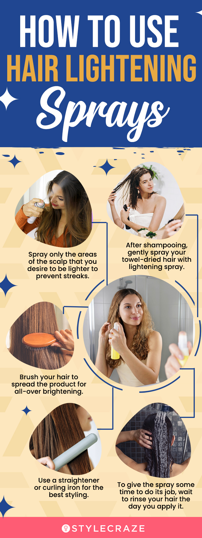 How To Use Hair Lightening Sprays