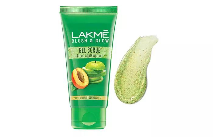 Lakmé Blush & Glow Green Apple Apricot Gel Scrub