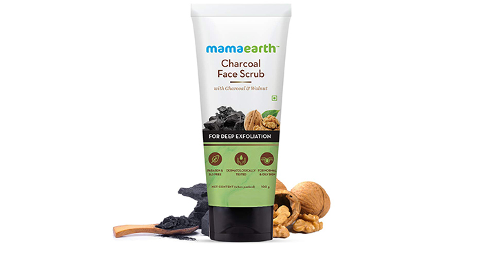 Best For Deep Cleansing - Mamaearth Charcoal Face Scrub