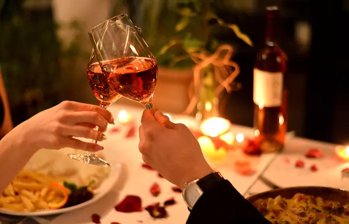 Plan A Romantic Dinner Indoors