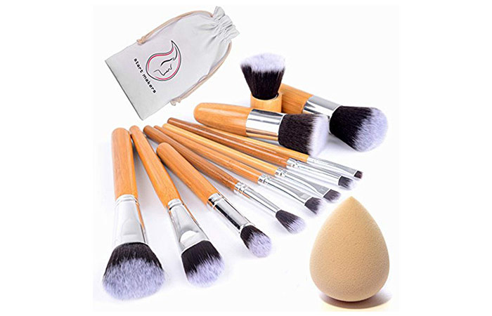 Start Makers Bamboo Makeup Brush Set