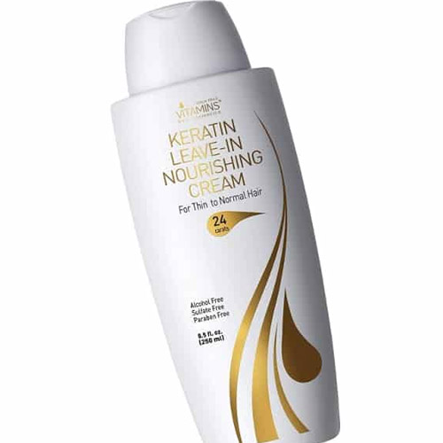 Vitamins Hair Cosmetics Keratin Leave-In Nourishing Cream