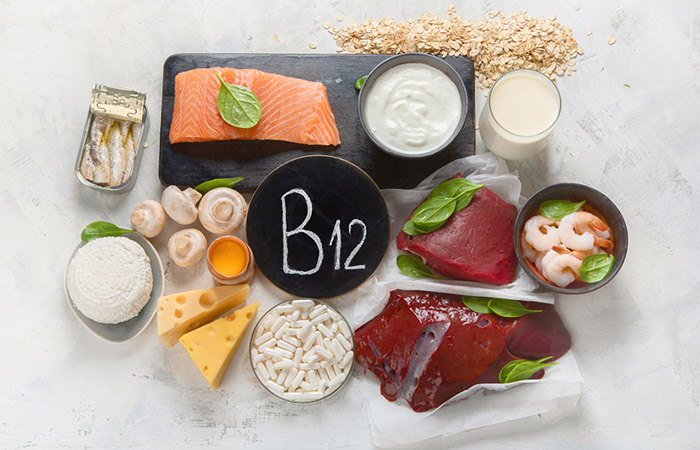 A spread of sources of vitamin B12