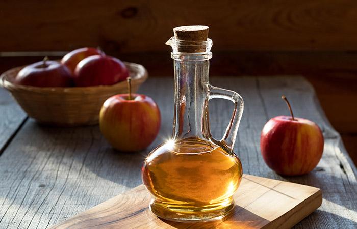 Apple cider vinegar can be used as a post shampoo rinse to remove hairspray from hair