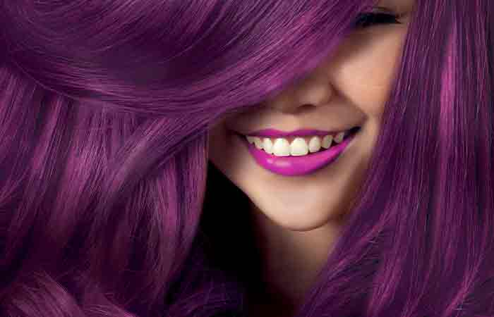 How to Dye Your Dark Hair Purple Without Bleaching?
