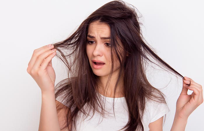 Chemical hair sprays cause hair damage