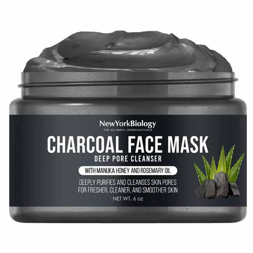 New York Biology Activated Charcoal Facial Mask 6 oz