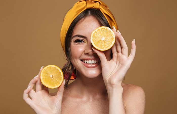 Putting Lemons On Your Face