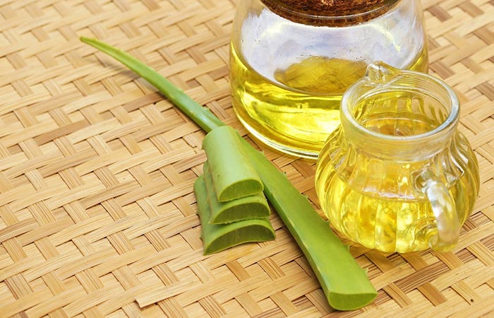 Aloe vera and sesame oil for hair