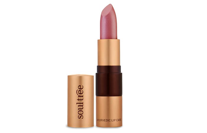 SoulTree Ayurvedic Lipstick in 500 Nude Pink