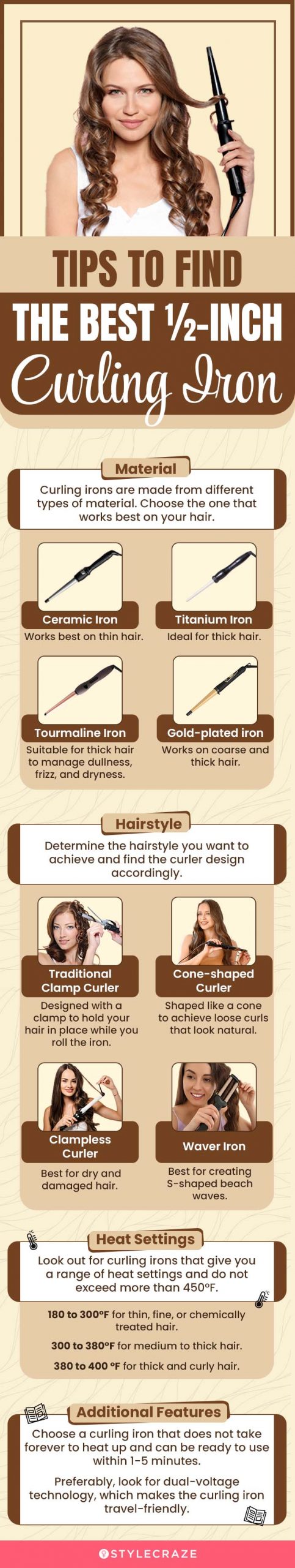 Tips To Find The Best ½-Inch Curling Iron (infographic)