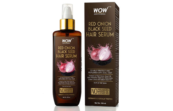 Wow Skin Science Red Onion Black Seed Oil Hair Serum