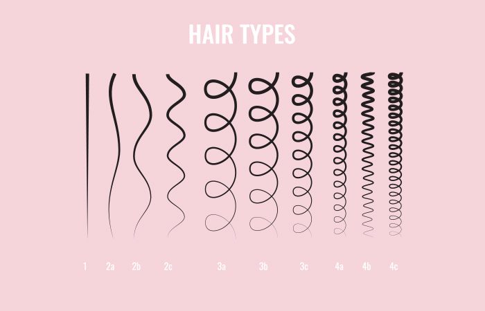 The different hair types