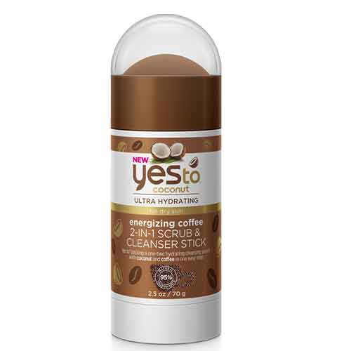 Yes To Coconut Energizing Coffee Scrub & Cleanser Stick