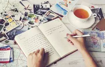 writing-travel-diary-memories-photos