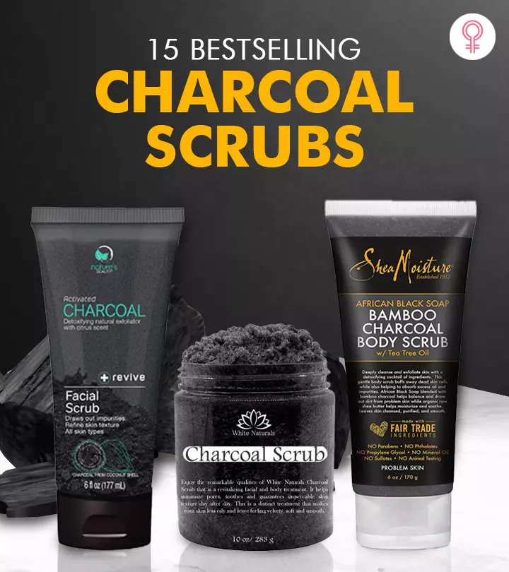 Deeply cleanse your skin with these gentle, organic, and fragrant charcoal scrubs.