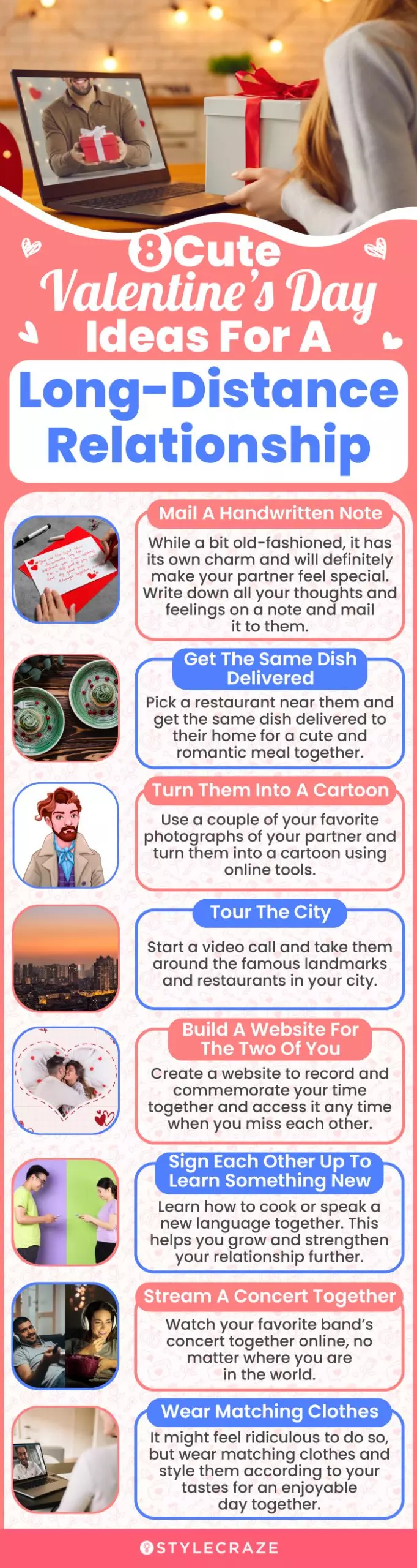 8 cute valentine’s day ideas for a long distance relationship (infographic)