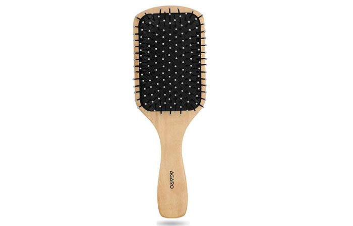 AGARO Wooden Paddle Brush