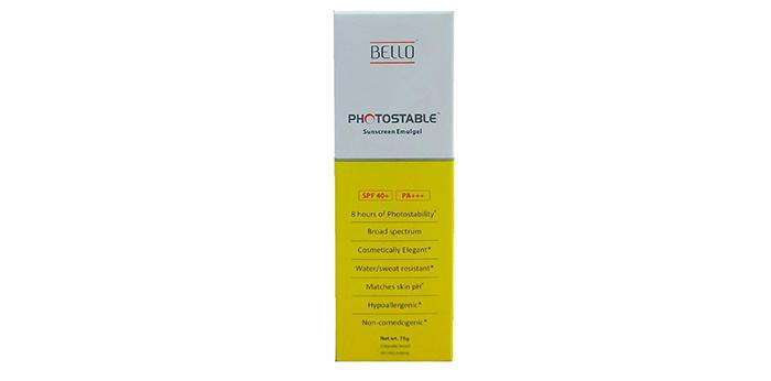 BELLO Photostable Sunscreen Emulgel