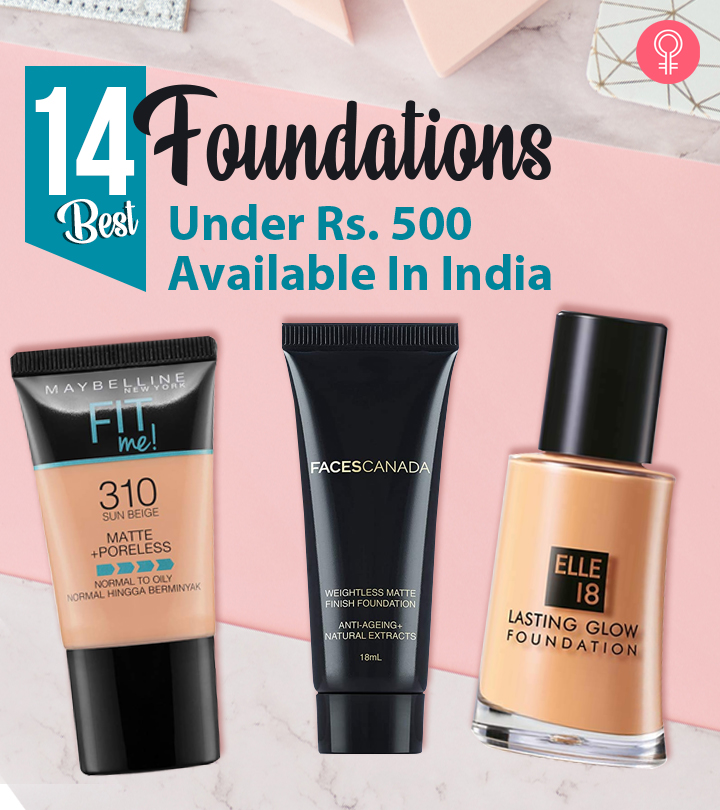 14 Best Foundations Under Rs. 500 Available In India