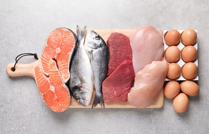 Fish, meat, red meat, and poultry are rich in zinc