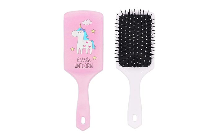 HANNEA Unicorn Paddle Hair Styling Brush
