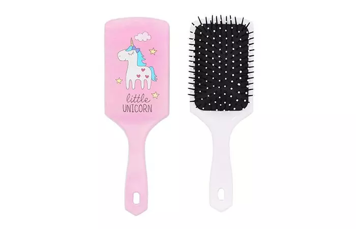 HANNEA Unicorn Paddle Hair Styling Brush