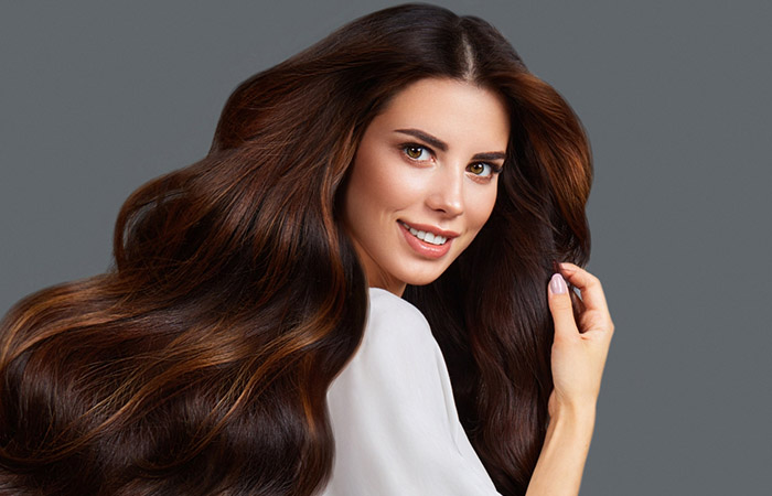 Hair glossing treatment for dry hair