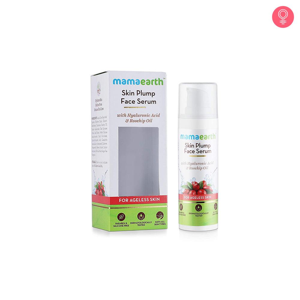 Mamaearth Skin Plump Face Serum With Hyaluronic Acid & Rosehip Oil