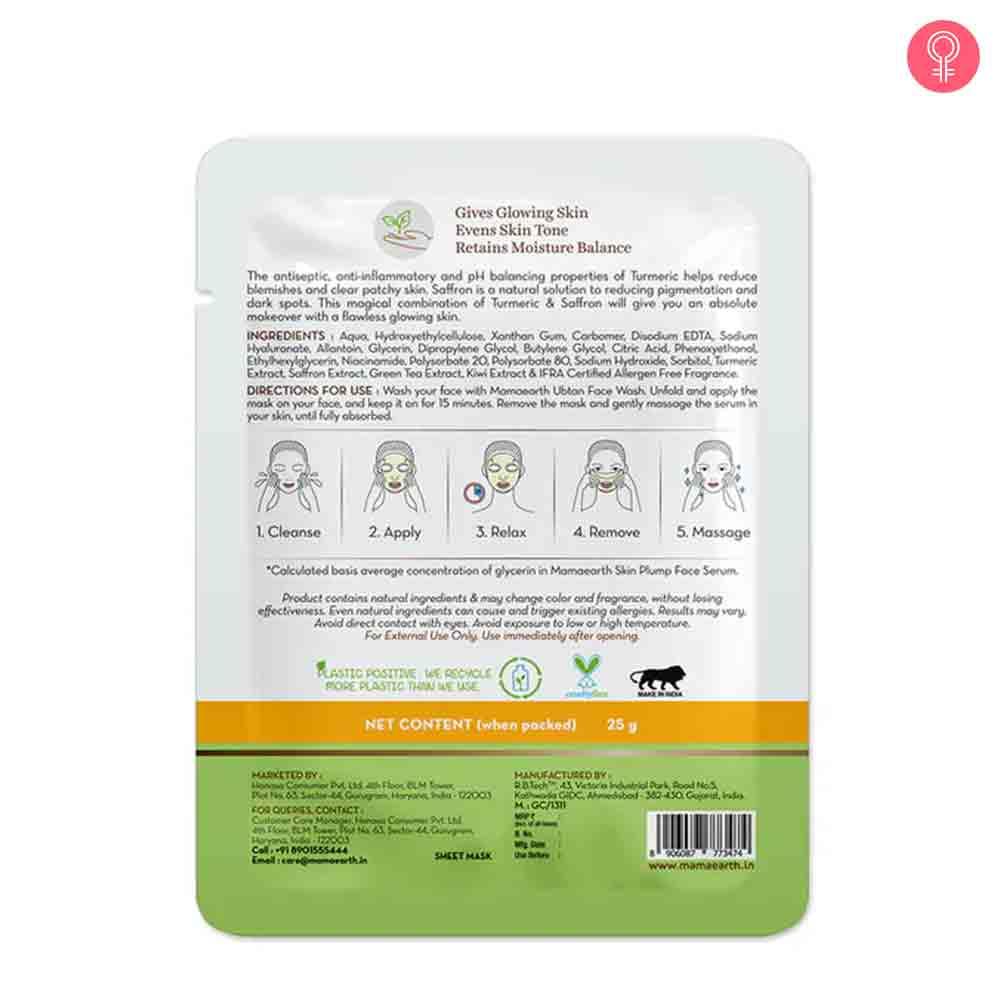 Mamaearth Ubtan Bamboo Sheet Mask Reviews, Ingredients, Benefits, How