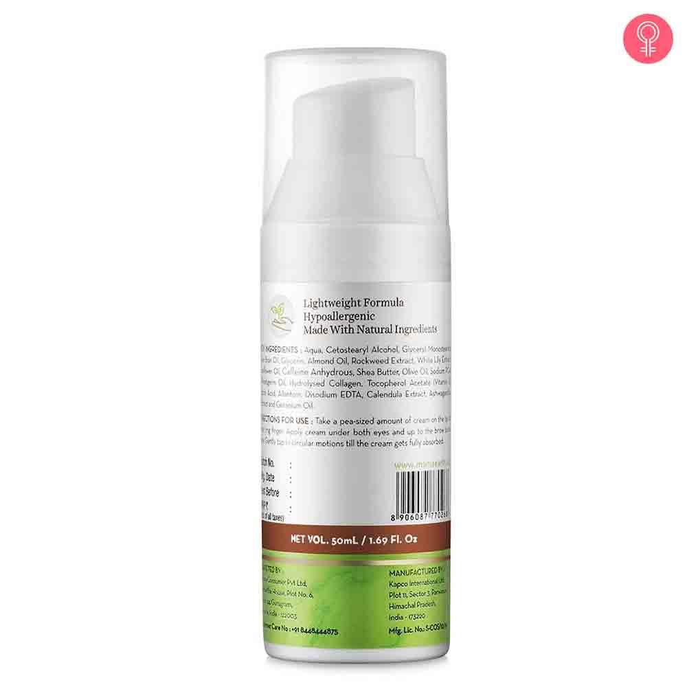 Mamaearth Under Eye Cream With Cucumber & Caffeine For Dark Circles Genuine Reviews From Users