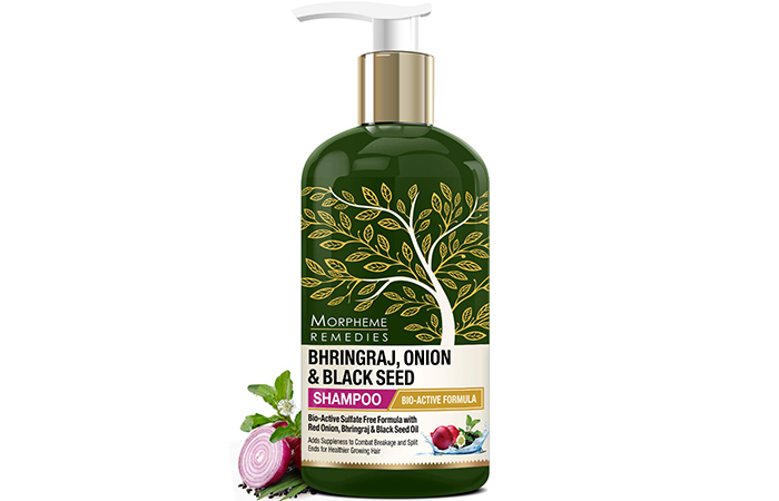 Morpheme Remedies Bhringraj, Onion & Black Seed Hair Shampoo