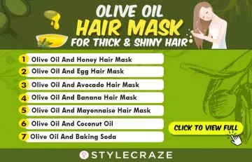 Seven olive oil hair masks for thick and shiny hair