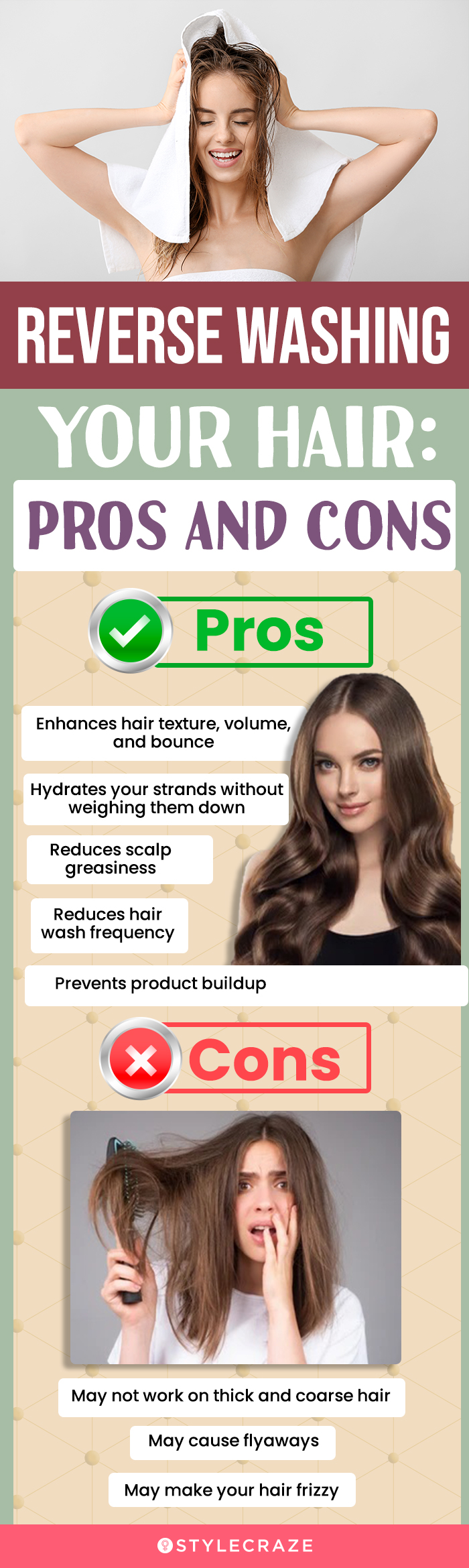 reverse washing your hair (infographic)