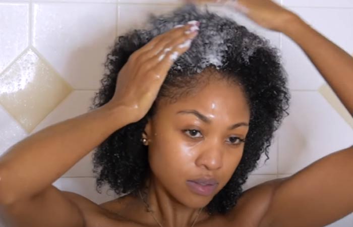 Perfect wash and go hair step 3 is torRinse your hair thoroughly and apply a conditioner