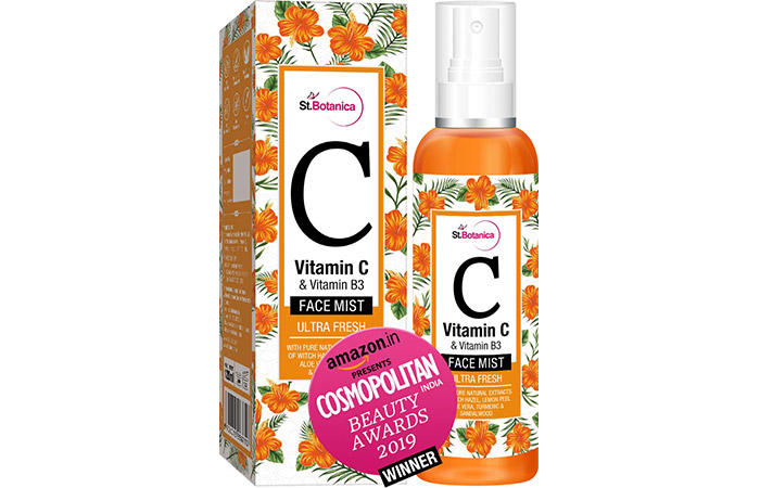  Best Brightening Product:St. Botanica Vitamin C & B3 Face Mist
