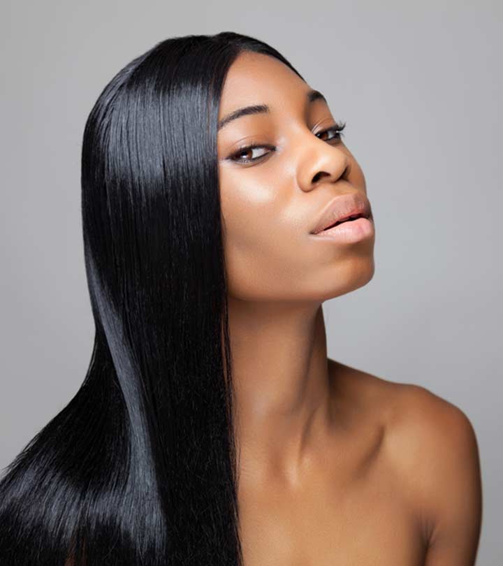 Straightening 4C Hair With Reduced Shrinkage