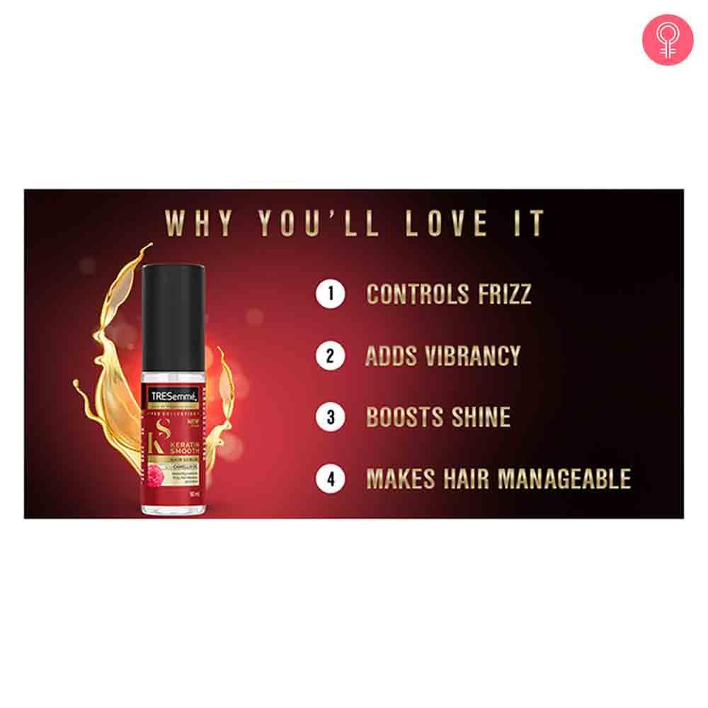 TRESemmé KERATIN SMOOTH HAIR SERUM Genuine Reviews From Users